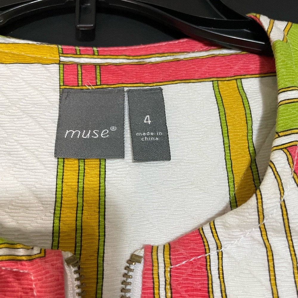 Muse Colorful Geometric Mini Dress - Picture 3 of 6